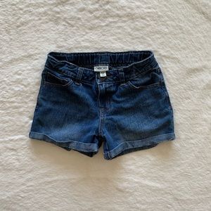 Cherokee girls dark denim shorts